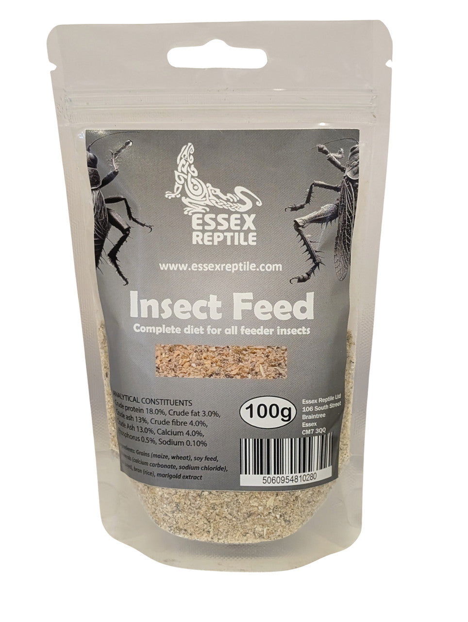 Essex Reptile Insect Feed - 100g Pouch