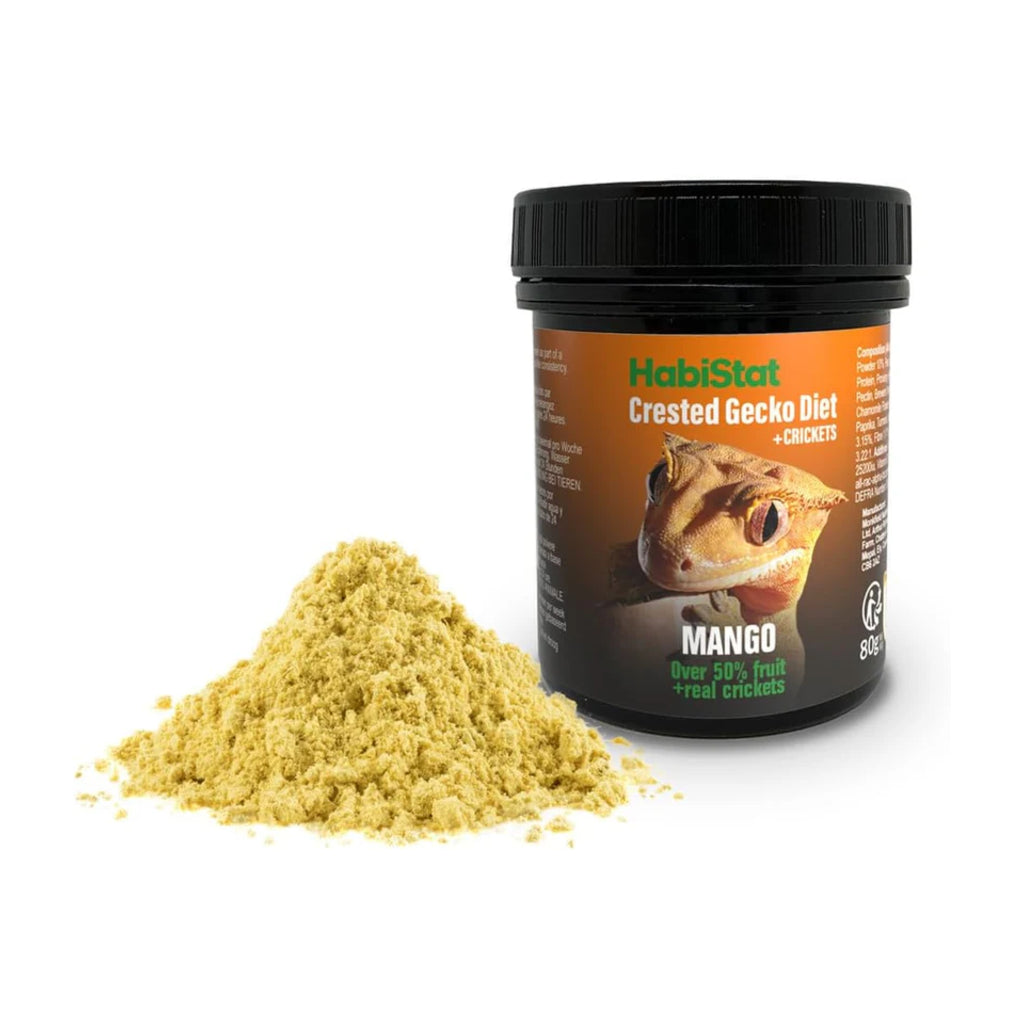 HabiStat Crested Gecko Diet Mango & Cricket 80g