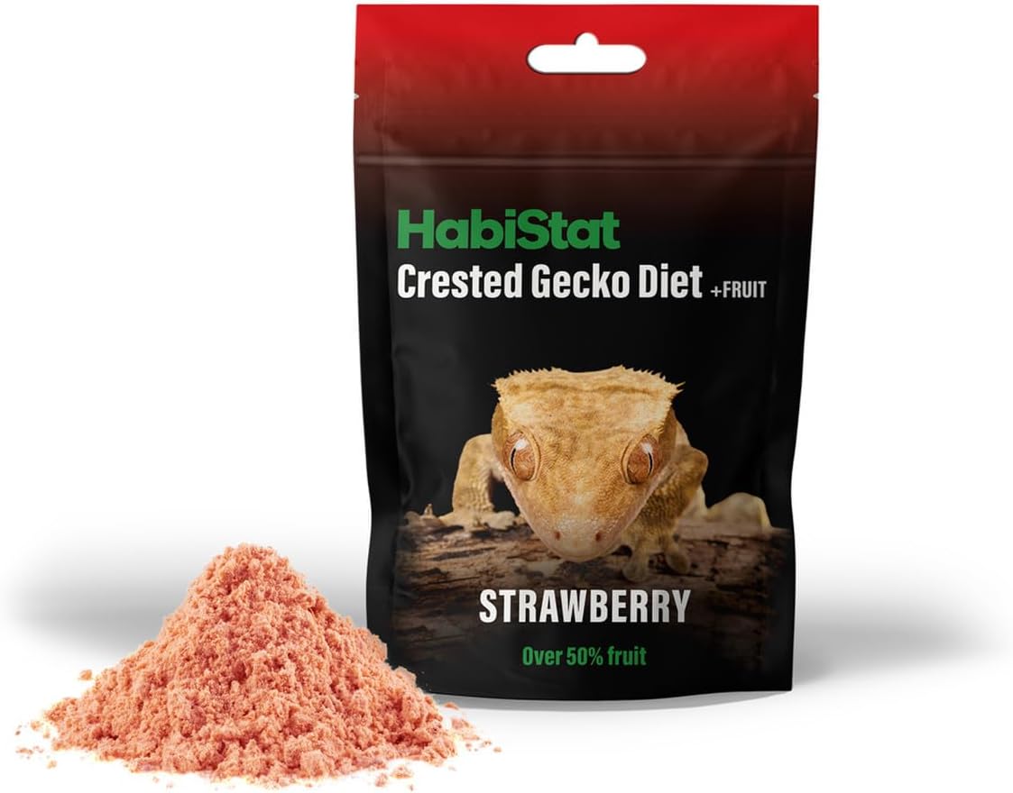 HabiStat Crested Gecko Diet Strawberry 40g