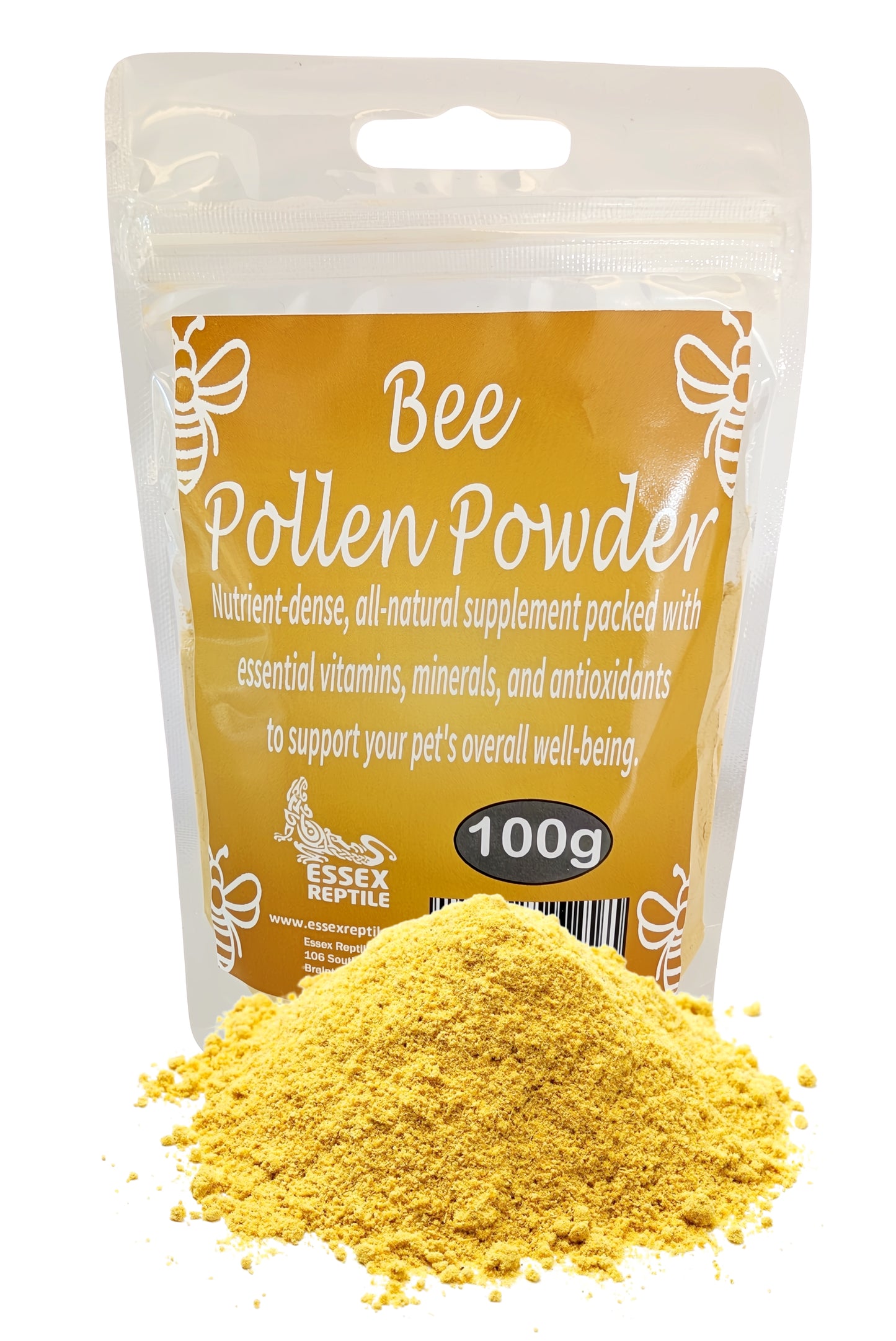 Essex Reptile Bee Pollen Powder - 100g Pouch