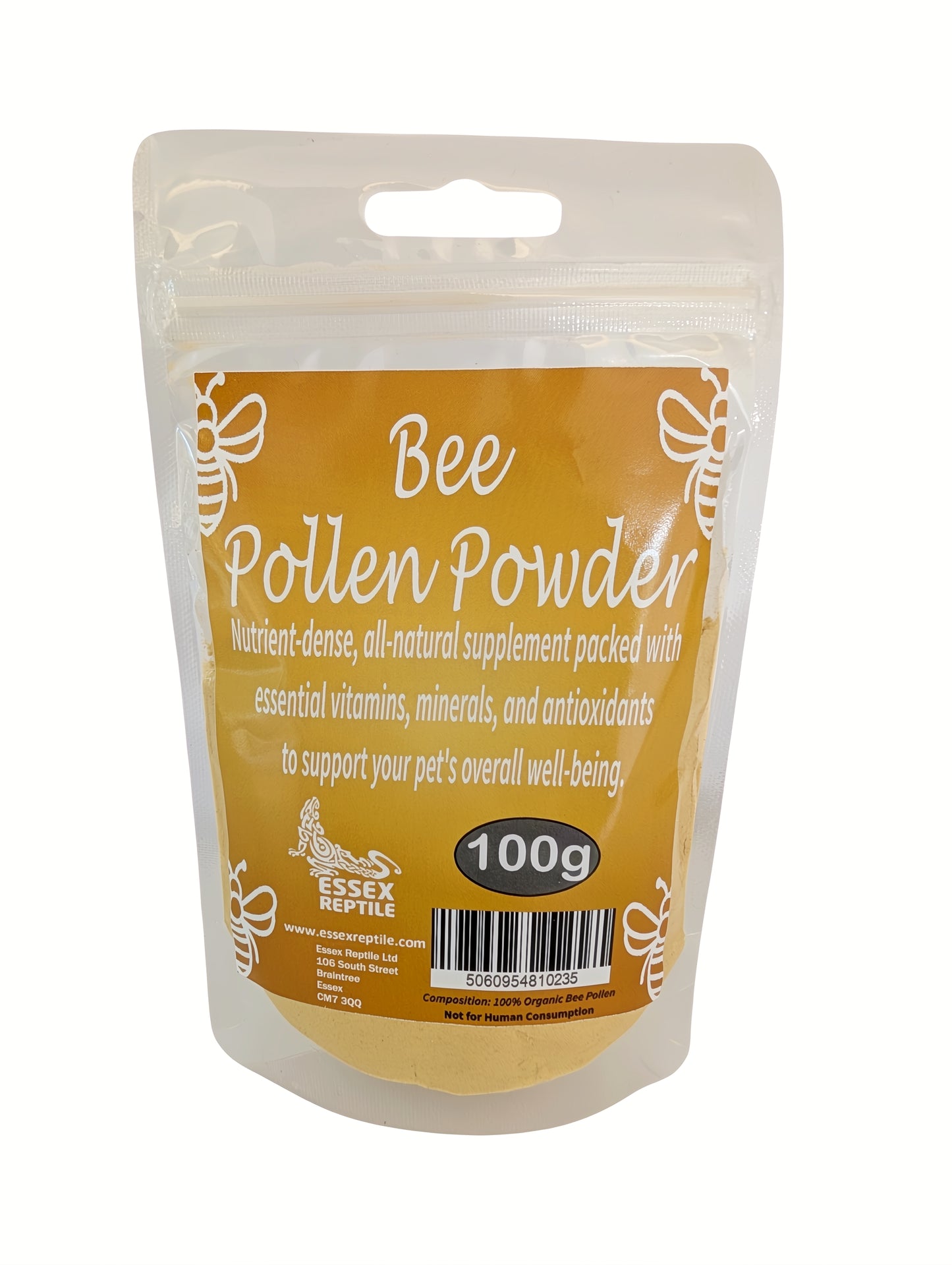 Essex Reptile Bee Pollen Powder - 100g Pouch