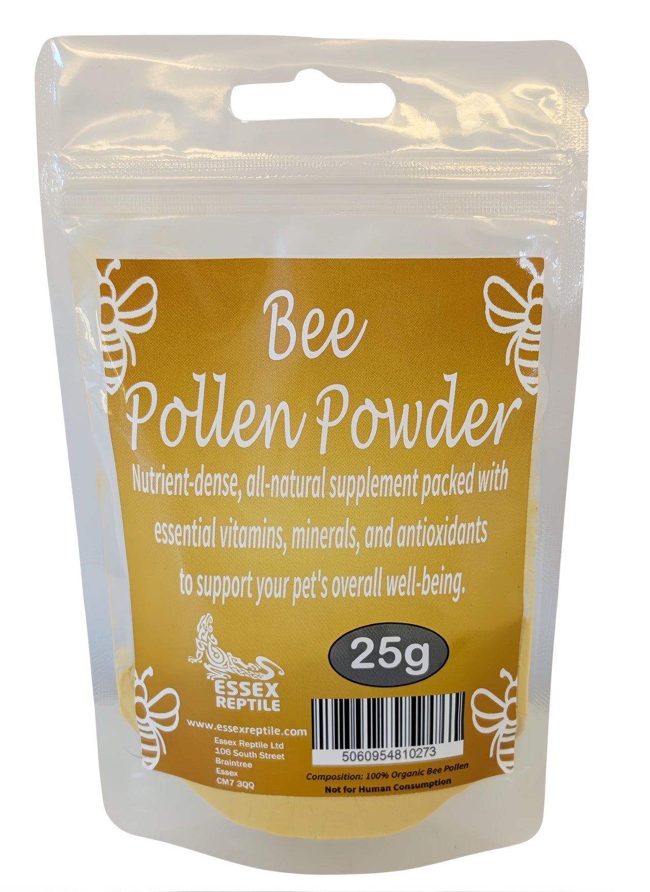 Essex Reptile Bee Pollen Powder - 25g Pouch