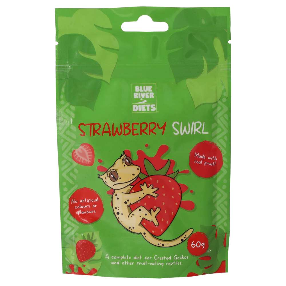 Blue River Strawberry Swirl Gecko Diet 60g
