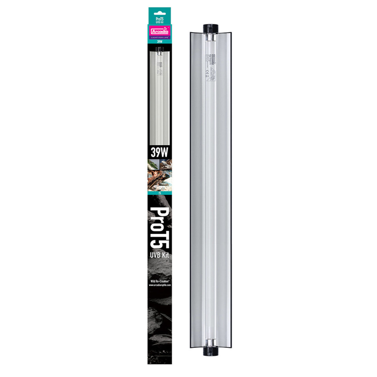 Arcadia Pro T5 UVB Kit, Forest, 6% UVB, 39 Watt