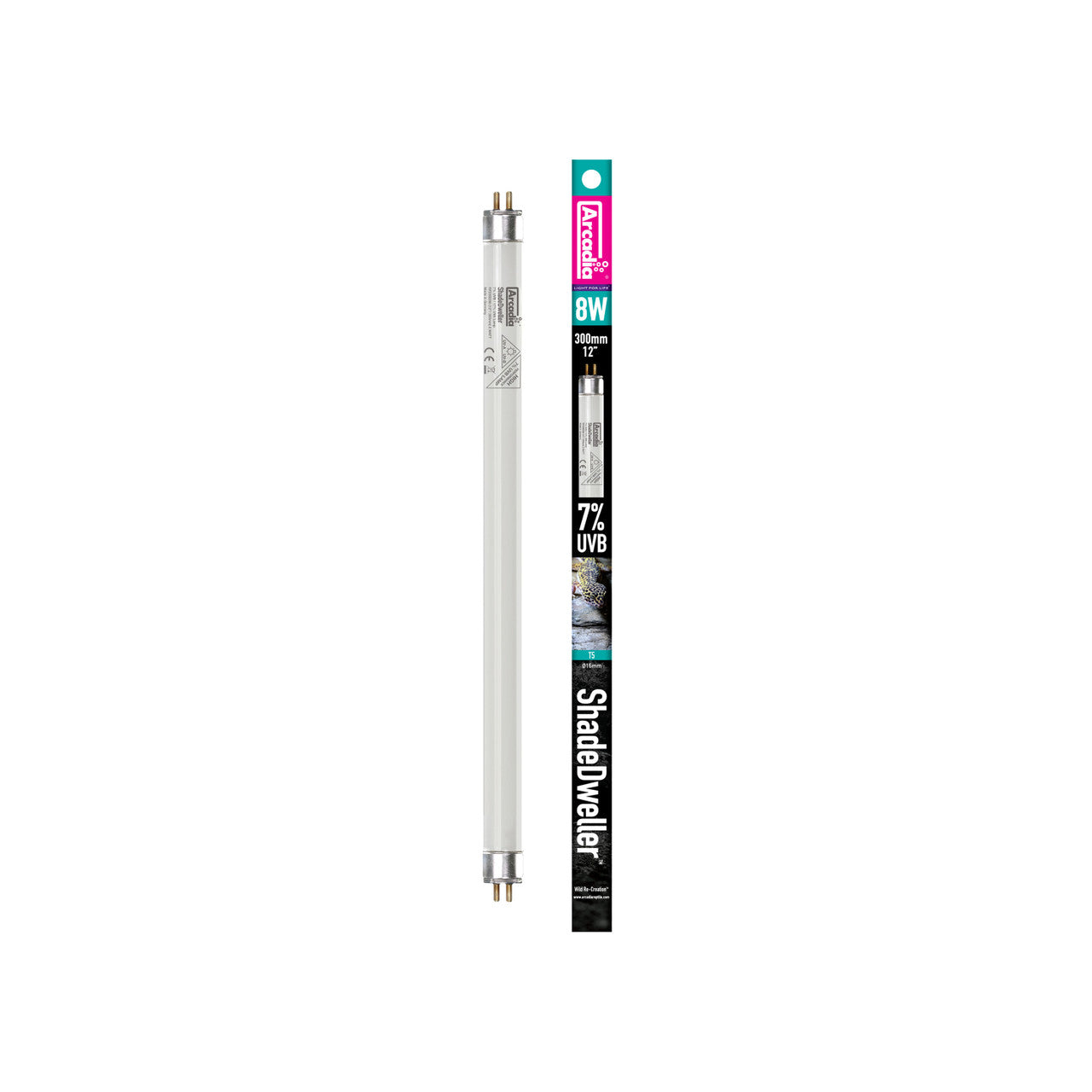 ARCADIA SHADEDWELLER UV LAMP, 8 WATT