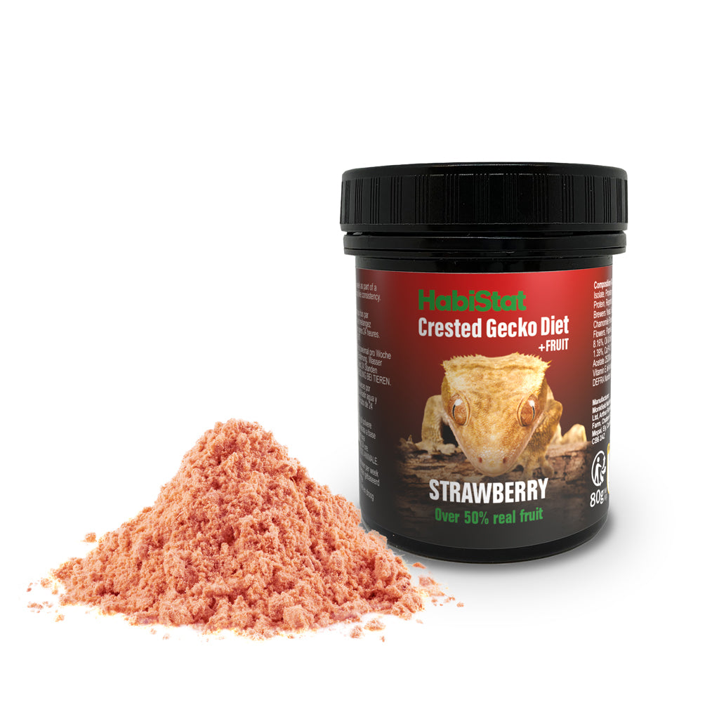 HabiStat Crested Gecko Diet Strawberry 80g