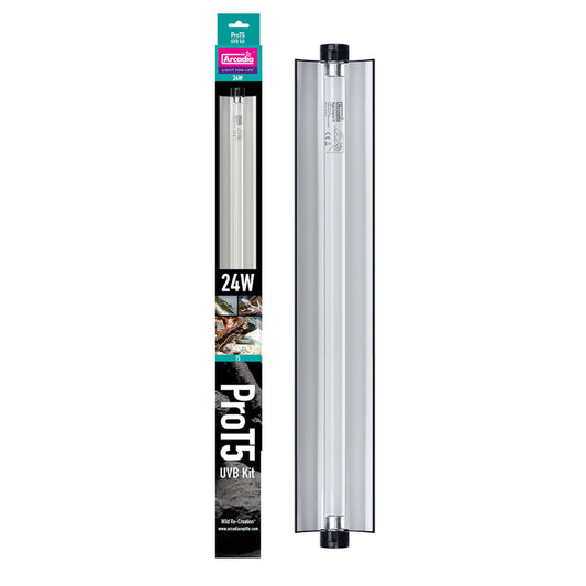 Arcadia Pro T5 UVB Kit, Forest, 6% UVB, 24 Watt